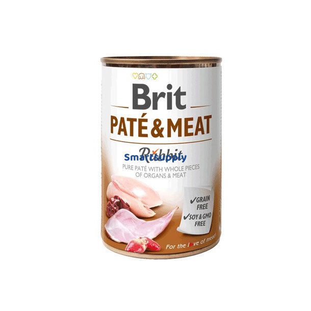 Brit Pat&eacute; &amp; Kd Med Kanin - 400G