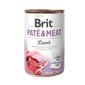 BRIT Pat & Meat med lammekd - vdt hundefoder - 400g