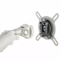 Skrivebordsholder til skrm LED/LCD 17-32" ART L-19GD gashjlp 2-9 kg 2x USB 3.0 Hvid