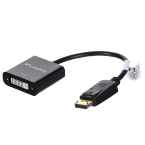 Lanberg AD-0007-BK videokabel adapter 0,1 m DisplayPort DVI-D Sort