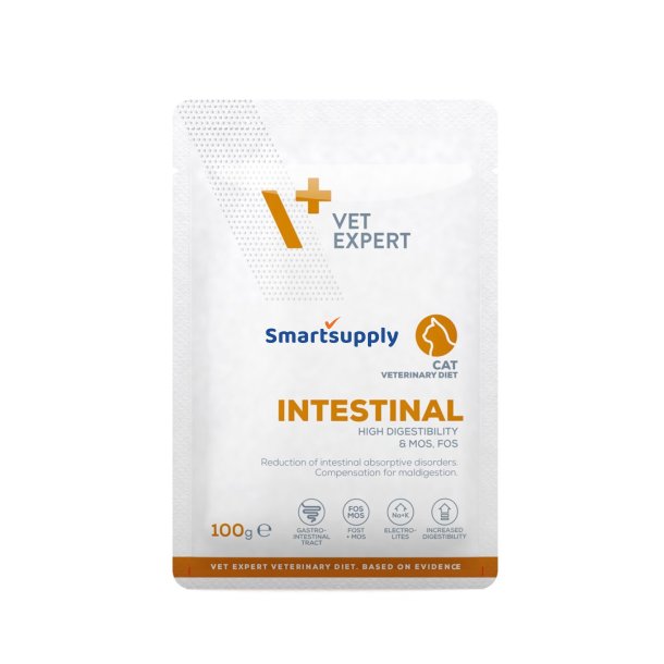 VET EXPERT Veterinary Diet Intestinal Cat - vdfoder til katte - 100g