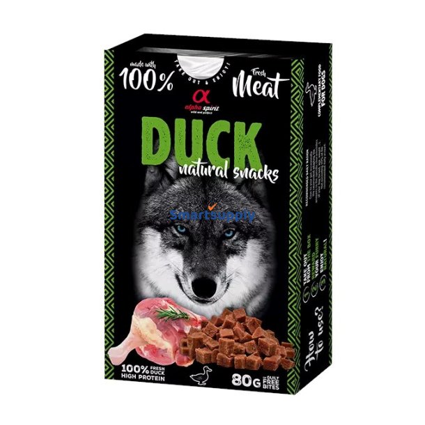 Alpha Spirit Naturlige Kyllinge-Snacks - Godbid Til Hunde - 80G