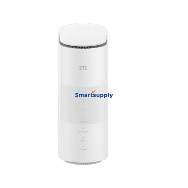 Zte G5b - Gigabit Ethernet Dual-Band (2,4 Ghz / 5 Ghz) Wi-Fi 6 Trdls Router I Hvid