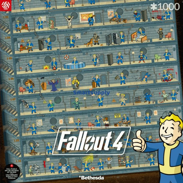 Puzzle Good Loot Gaming - Fallout 4: Perk Poster 1000 stk