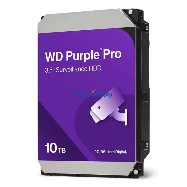 Western Digital Purple Pro WD102PURP harddisk 10 TB 7200 rpm 512 MB 3.5" Serial ATA III