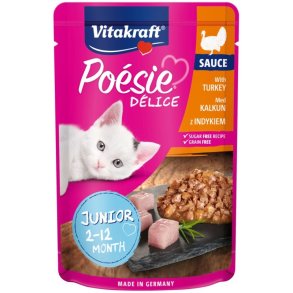 VITAKRAFT POESIE DELICE JUNIOR kalkun - vdfoder til katte - 85 g