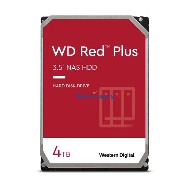 Western Digital Red Plus Wd40efpx Intern Harddisk 3,5" 4000 GB Serial ATA III