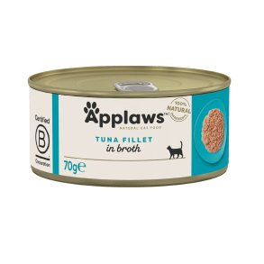 APPLAWS Tuna fillet in broth - vd kattefoder - 70g