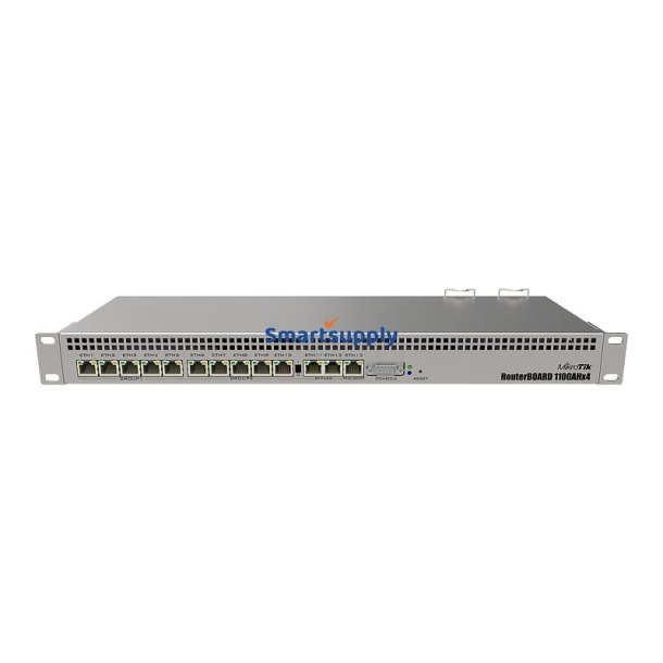 Mikrotik RB1100AHx4 kabelforbundet router Gigabit Ethernet Rustfrit stl