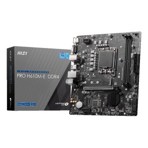 MSI PRO H610M-E DDR4 bundkort Intel H610 LGA 1700 micro ATX