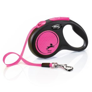 Flexi New Neon S 5 m Fleksibel hundesnor