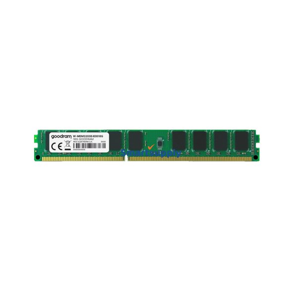 Goodram Udimm Ecc Vlp 16Gb 2Rx8 3200Mhz Pc4-25600 W-Mem3200e4d816g