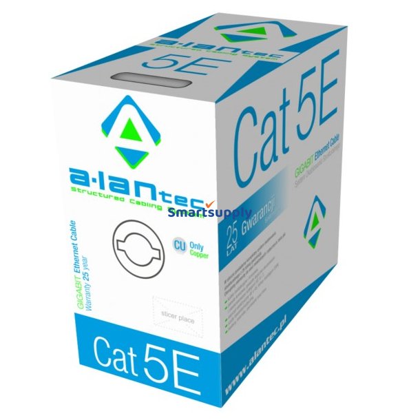 A-Lan Kiu5pvc305 Netvrkskabel Gr 305 M Cat 5E U/Utp