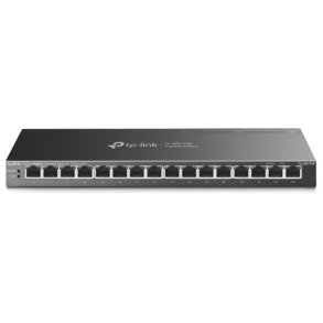 TP-Link TL-SG116P netvrksswitch Ikke administreret Gigabit Ethernet (10/100/1000) Strm over Ethernet (PoE) Sort