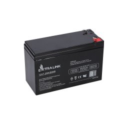 Extralink AGM 12V 7.2Ah - Batterie - 7.200 mAh Blybatterier (VRLA) 7,2 At