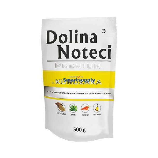 Dolina Noteci Premium Rig P Kylling - Vdfoder Til Hunde - 500 G