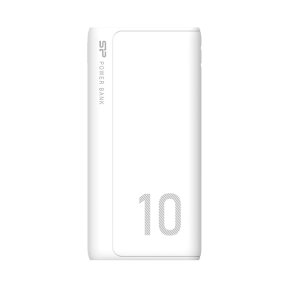 SILICON POWER GP15 Powerbank Eksternt batteri 10000 mAh 2x USB 2.1A (SP10KMAPBKGP150W) Hvid