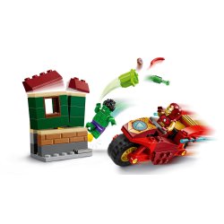 Lego Marvel 76287 Iron Man With Bike And The Hulk