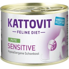 KATTOVIT Sensitive Turkey - vd kattefoder - 185g