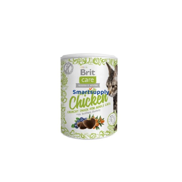 Brit Care Cat Snack Superfruits Kylling - Kat Godbid - 100 G
