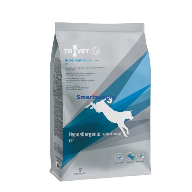 Trovet Hypoallergen Lrd Lam - Trfoder Til Hunde - 3 Kg