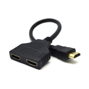 Gembird DSP-2PH4-04 HDMI-kabel HDMI Type A (Standard) 2 x HDMI Type A (Standard) Sort