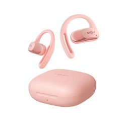 Shokz Openfit Air Headset Trdlst Opkald Med rekrog/Musik/Sport/Hverdag Bluetooth Rose