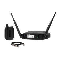 Shure Dual Band Digitalt Trdlst System Med Bodypack-Sender Og Wa302 Guitarkabel