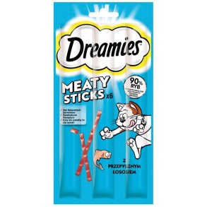 DREAMIES Meaty Sticks Salmon - Kattegodbidder - 30 g