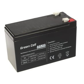 Green Cell AGM05 UPS batteri Blybatterier (VRLA) 12 V 7,2 At