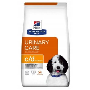 HILL'S PRESCRIPTION DIET Urinary Care Canine c/d Multicare Trt hundefoder Kylling 4 kg