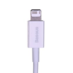Baseus CALYS-A02 kabel til mobiltelefon Hvid 1 m USB A Lightning