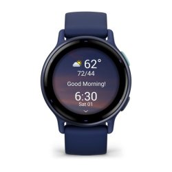 Garmin Vivoactive 5 3,05 cm (1.2") AMOLED 42 mm Digital 390 x 390 pixel Berringsskrm Bl Wi-Fi GPS (satellit)