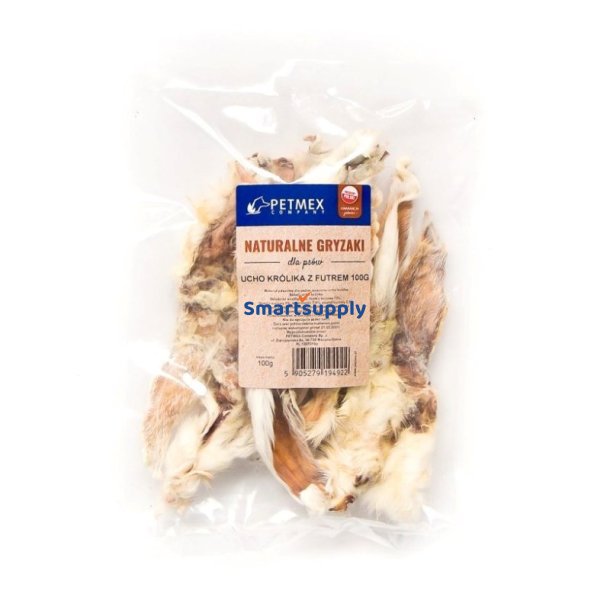 PETMEX hund tygge Kanin re med pels 100g