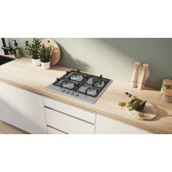 Bosch Serie 4 PGH6B5K90 kogeplade Rustfrit stl Indbygget 60 cm Gaskomfur 4 zone(s)