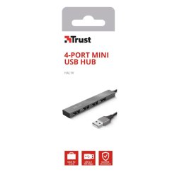 Trust Halyx USB 2.0 480 Mbit/S Aluminium