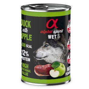ALPHA SPIRIT WET And med ble - vdfoder til hunde - 400g
