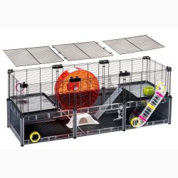 FERPLAST Multipla hamster large - bur til gnavere - 107,5 x 37,5 x 42 cm