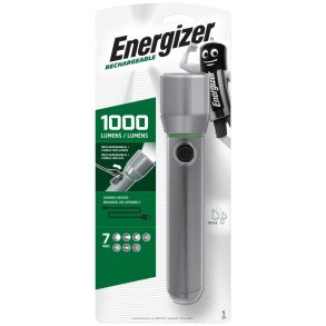 Energizer Metal Vision HD genopladelig LED hndholdt lommelygte 1000 LM, USB-opladning