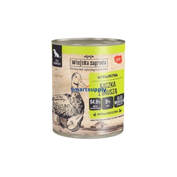 Wiejska Zagroda And Med - Vdfoder Til Hunde - 800G