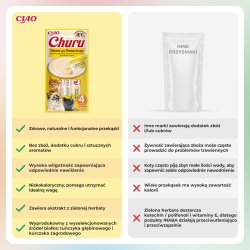 Inaba Churu Kylling Med Ost - Kattegodbidder - 4X14 G