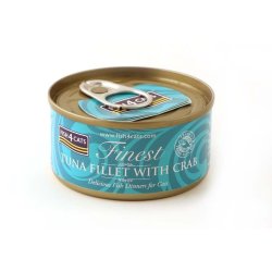 FISH4CATS Tuna fillet with crab - vd kattefoder - 70g
