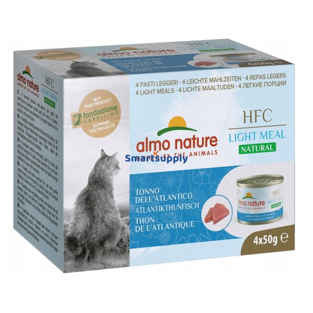Almo Nature Light Meal Natural Hfc Tun - Vdfoder Til Katte - 4X50g
