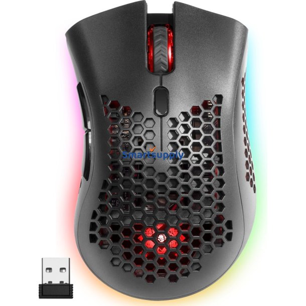 Defender Gm-709L Warlock 52709 Trdls Mus Til Gamere Med Rgb-Baggrundsbelysning