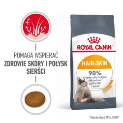 Royal Canin Hr &amp; Hudpleje Voksen Trfoder Til Katte 2 Kg