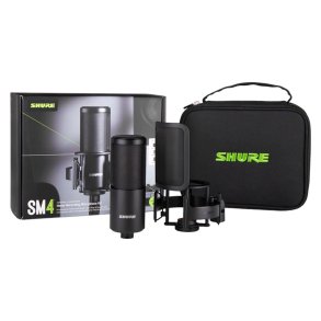 Shure SM4-K-KIT - Kondensatormikrofon, eksternt polariseret, hndtag, popfilter, etui