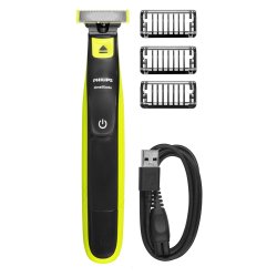 Philips Norelco OneBlade QP2724/10 barbermaskine til ham Folie shaver Trimmer Gr, Lime