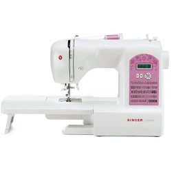 Singer 6699 Symaskine, Elektronisk, Hvid, Pink