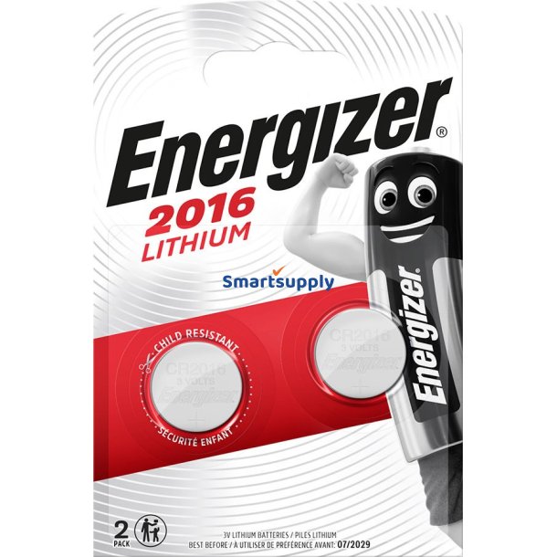 Energizer Batterier Specialiseret Cr2016 2 Stk