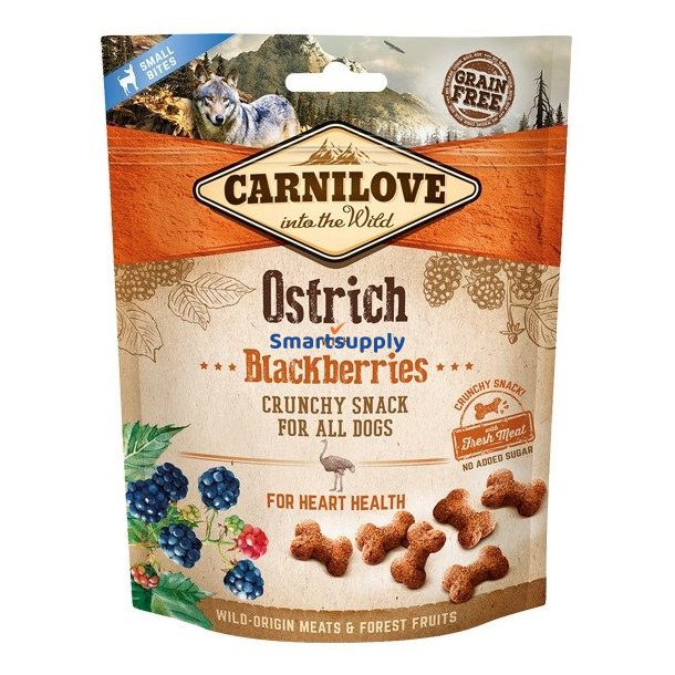 Carnilove Frisk Crunchy Struds Med Brombr - Hundegodbid - 200 G